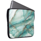 Multicolor-Marmor: Onyx-Glaseffekt. Laptopschutzhülle (Vorne Rechts)