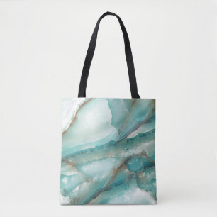 Multicolor-Marmor: Onyx-Glaseffekt. Tasche