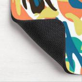 Multicolor Mitte Jahrhundert Moderne Mousepad (Ecke)