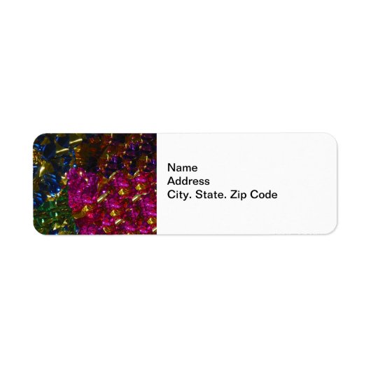 Multicolor Mix Avery-Label (Vorne)