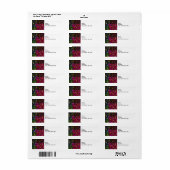 Multicolor Mix Avery-Label (Vorne)
