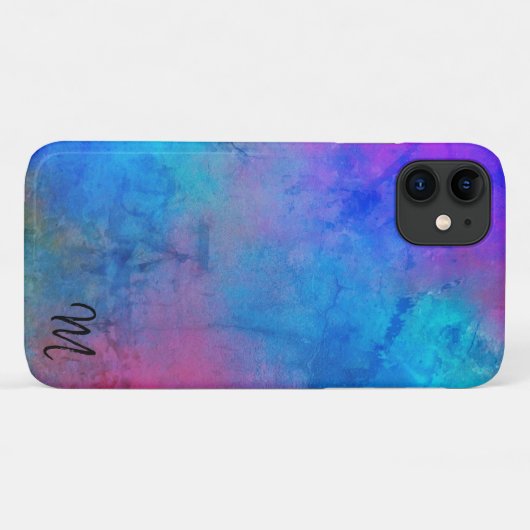 Multicolor Monogram Phone Case (Rückseite (Horizontal))