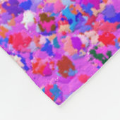 Multicolor Mosaic Modern Grit Glitzer #3 Fleecedecke (Ecke)