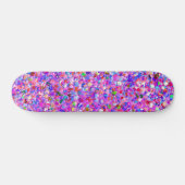 Multicolor Mosaic Modern Grit Glitzer #3 Skateboard (Horizontal)