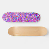 Multicolor Mosaic Modern Grit Glitzer #3 Skateboard (Horizontal)