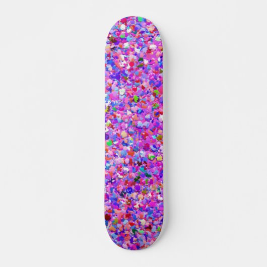 Multicolor Mosaic Modern Grit Glitzer #3 Skateboard (Vorne)