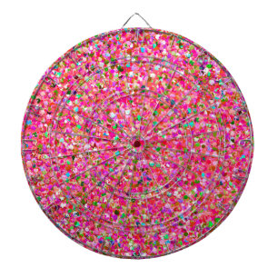 Multicolor Mosaic Modern Grit Glitzer #4 Dartscheibe