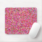 Multicolor Mosaic Modern Grit Glitzer #4 Mousepad (Mit Mouse)