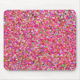Multicolor Mosaic Modern Grit Glitzer #4 Mousepad