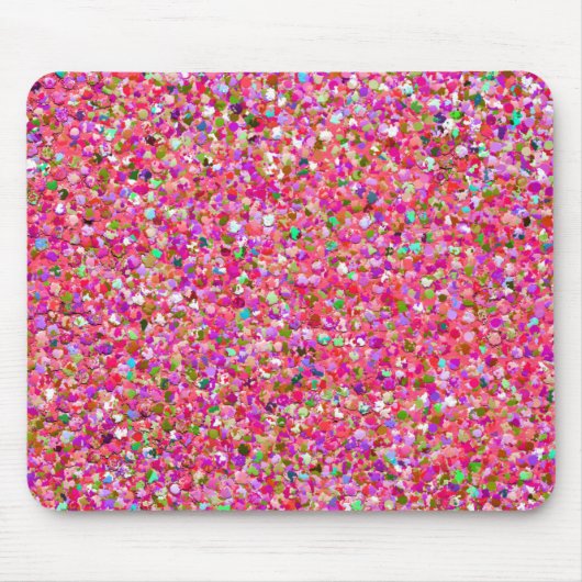 Multicolor Mosaic Modern Grit Glitzer #4 Mousepad (Vorne)