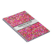 Multicolor Mosaic Modern Grit Glitzer #4 Notizblock (Rechte Seite)