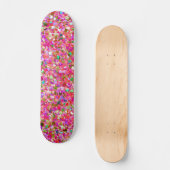 Multicolor Mosaic Modern Grit Glitzer #4 Skateboard (Vorderseite)
