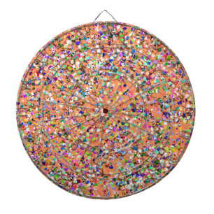 Multicolor Mosaic Modern Grit Glitzer #5 Dartscheibe