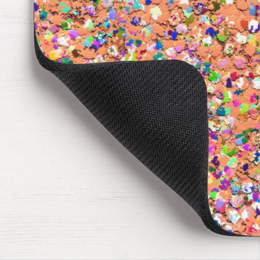 Multicolor Mosaic Modern Grit Glitzer #5 Mousepad (Ecke)