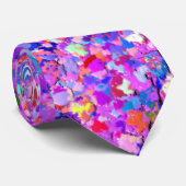 Multicolor Mosaic Modern Grit Glitzer #8 Krawatte (Gerollt)