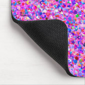 Multicolor Mosaic Modern Grit Glitzer #8 Mousepad (Ecke)