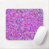 Multicolor Mosaic Modern Grit Glitzer #8 Mousepad (Mit Mouse)