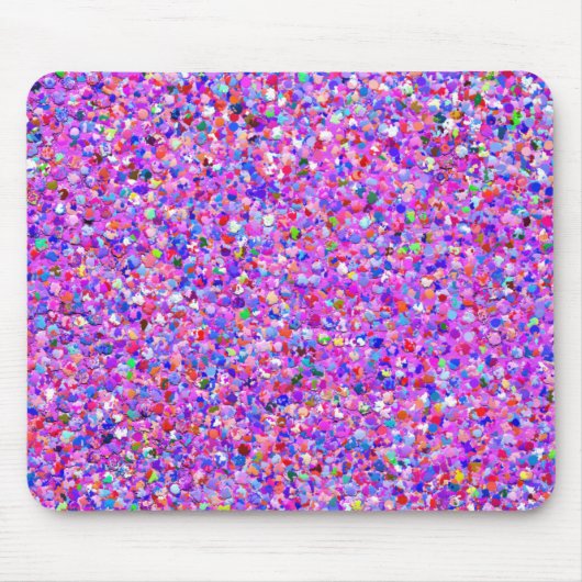 Multicolor Mosaic Modern Grit Glitzer #8 Mousepad (Vorne)