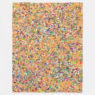 Multicolor Mosaic Modern Grit Glitzer #9 Fleecedecke
