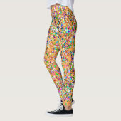Multicolor Mosaic Modern Grit Glitzer #9 Leggings (Links)