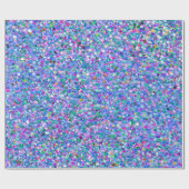 Multicolor Mosaic Modern Grit Glitzer Geschenkpapier (Flach)