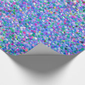 Multicolor Mosaic Modern Grit Glitzer Geschenkpapier (Ecke)