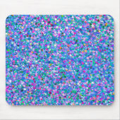 Multicolor Mosaic Modern Grit Glitzer Mousepad (Vorne)