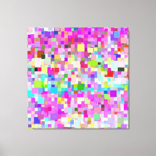 Multicolor-Mosaikmuster #2 Leinwanddruck
