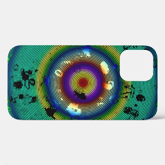 Multicolor-Muster Case-Mate iPhone Hülle (Rückseite (Horizontal))