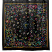 Multicolor-Muster Duschvorhang (Vorderseite)
