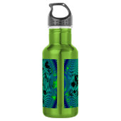 Multicolor-Muster Edelstahlflasche (Rückseite)