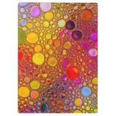 Multicolor-Muster Klemmbrett (Rückseite)