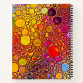 Multicolor-Muster-Notebook Notizblock (Rückseite)