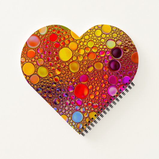 Multicolor-Muster-Notebook Notizblock (Rückseite)
