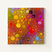 Multicolor-Muster-Notebook Notizblock (Rückseite)