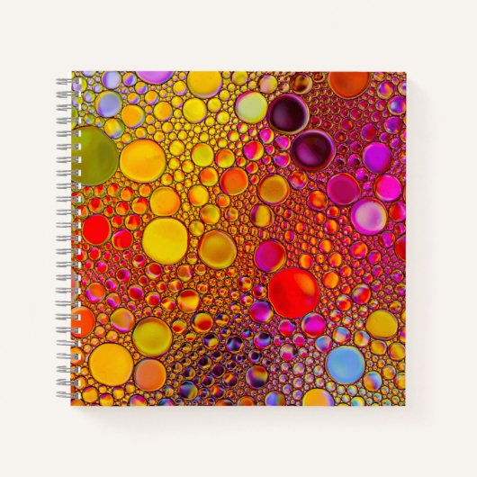 Multicolor-Muster-Notebook Notizblock (Vorderseite)