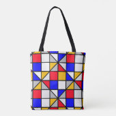Multicolor-Muster Tasche (Rückseite)
