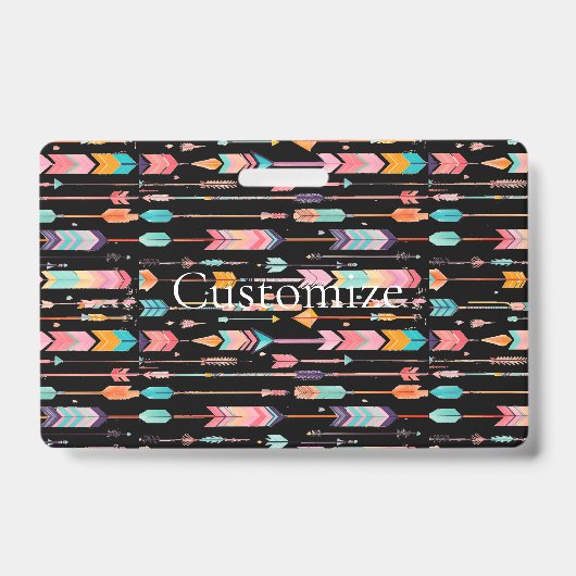 Multicolor-Muster Thunder_Cove Ausweis (Vorderseite)