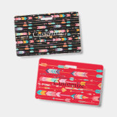 Multicolor-Muster Thunder_Cove Ausweis (Vorder- & Rückseite)