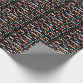 Multicolor-Muster Thunder_Cove Geschenkpapier (Ecke)