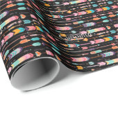 Multicolor-Muster Thunder_Cove Geschenkpapier (Rolleneckpunkt)