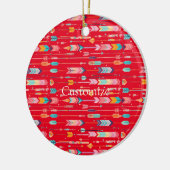 Multicolor-Muster Thunder_Cove Keramik Ornament (Links)