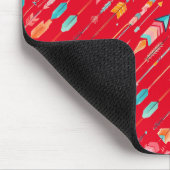 Multicolor-Muster Thunder_Cove Mousepad (Ecke)