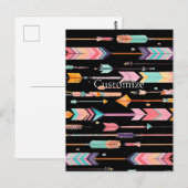 Multicolor-Muster Thunder_Cove Postkarte (Vorne/Hinten)