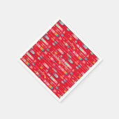 Multicolor-Muster Thunder_Cove Serviette (Ecke)