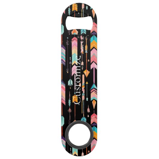 Multicolor-Muster Thunder_Cove Speed Flaschenöffner (Vorderseite)