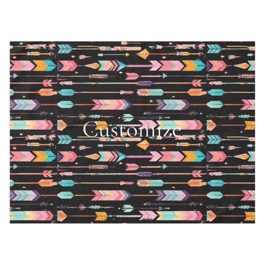 Multicolor-Muster Thunder_Cove Tischdecke (Vorderseite (Horizontal))