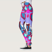 Multicolor-nahtloses Muster "Ratti_Creative_Arts" Leggings (Links)