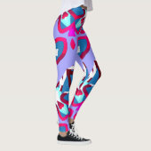 Multicolor-nahtloses Muster "Ratti_Creative_Arts" Leggings (Rechts)