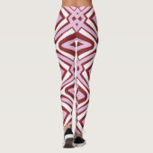 Multicolor-nahtloses Muster "Ratti_Creative_Arts" Leggings (Rückseite)